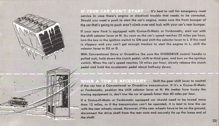 1960 Ford Owners Manual Page 45